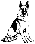 German Shepherd v2 Decal Sticker